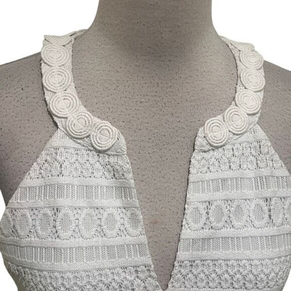 Lilly Pulitzer Womens Arya Sleeveless Lace Tank Top Resort White Medium NWT - Picture 2 of 7